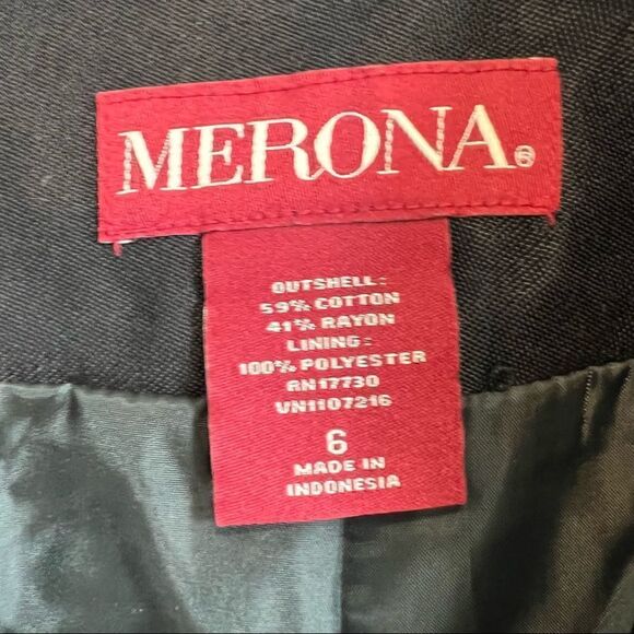 Merona High-Waisted Mini Skirt Black Women’s Size 6 - Picture 4 of 4